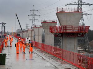 On-site at the HS2 'Delta Junction' viaduct works