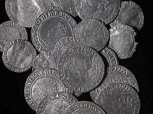 Supporting image for story: Hoard of Tudor coins found near Ludlow is declared as treasure