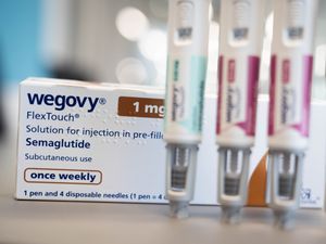 A pack of Wegovy weight-loss injections