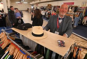 Dave Hall (retail support) at the new store