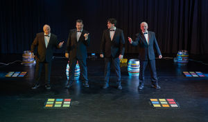 Shropshire Drama Company performing Bouncers at The Edge Arts Centre, Much Wenlock. Photo: Andy Brooks