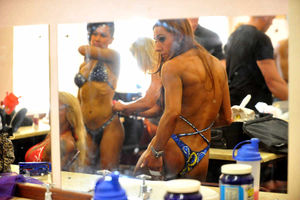 Competitors get ready