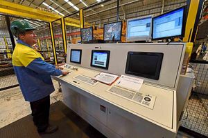 The latest technology is an integral part of the steel production progress