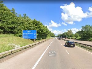 Supporting image for story: Two-car crash blocks M54 in morning rush hour and leaves two men injured