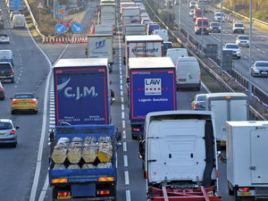 Supporting image for story: Seven-mile tailbacks on M6 after lorry and car crash near Great Barr