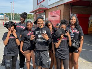 Nayra J and dance performers at Walsall's Youth Summit 2025