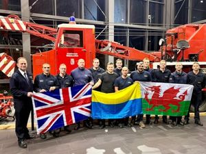 Supporting image for story: Mid and West Wales Fire and Rescue Service Supports Convoy Delivering Aid to Ukrainian Firefighters