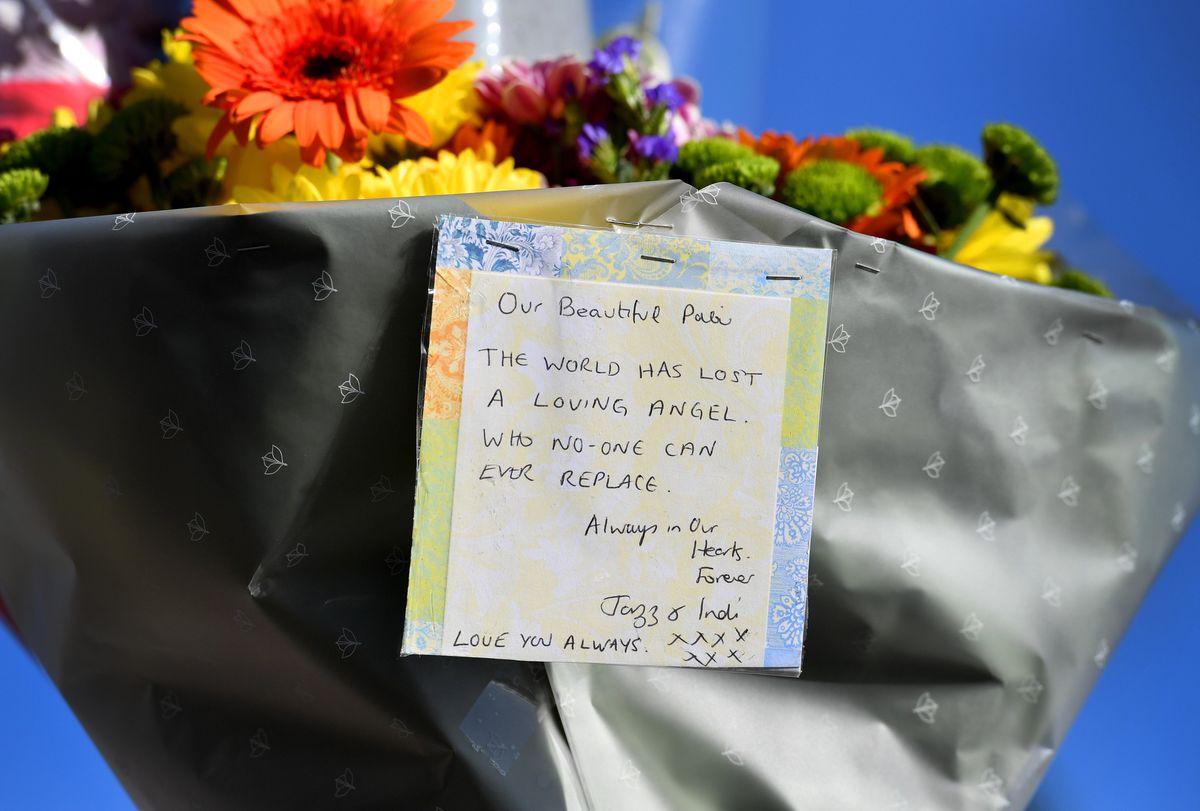 The world has lost an angel: Floral tributes and heartfelt messages left at site of Smethwick crash which killed mum