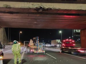 Supporting image for story: Bridge over M42 hit by traffic nearly 20 times in 10 years 'could be demolished'