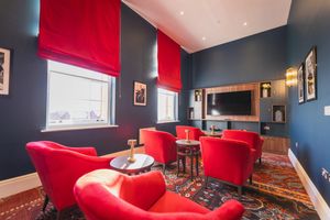 The cinema room at Nightingale House