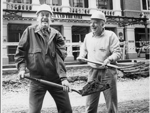 Supporting image for story: Wolverhampton Grand at 125: Actors dug in and promoted their new play