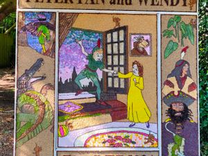 Etwall Women's Institute well dressing from 2024