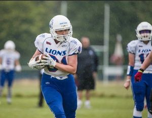 Freya in action for the Birmingham Lions