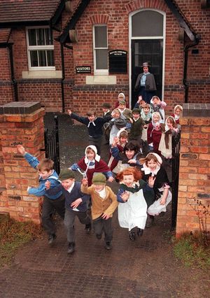 School's Out! In this undated picture we have High Ercall School enjoying a Victorian day at Blists Hill.