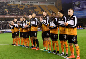 A minute's applause was held at Molineux in tribute to Baroness Heyhoe Flint
