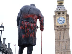 Supporting image for story: Man to face court on Monday after Churchill statue defaced with graffiti