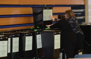 Ballot boxes arriving as counting gets under way