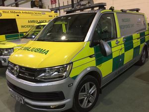 Supporting image for story: Ambulance has wing mirror broken off by vandals