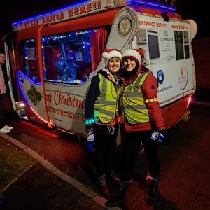 Rotarians and Santa's Sleigh