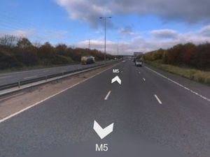 Supporting image for story: Vehicle fire causes gridlock on M5 motorway