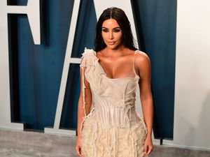 Supporting image for story: Kim Kardashian reveals Pete Davidson had her name branded on his chest