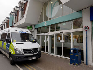 Police outside the Ryemarket Shopping Centre