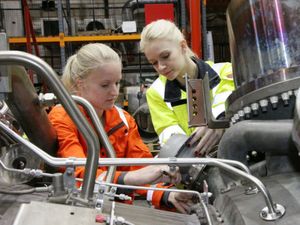 Supporting image for story: Engineer Emma flies the flag for apprenticeships