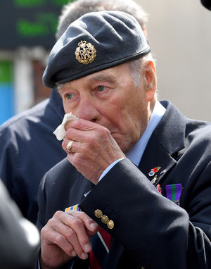 It was an emotional day for veterans