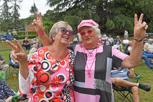 VIPs Val Stokes and Glynis Ward.