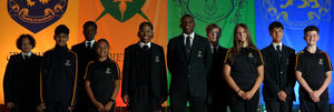 Students at Perryfields Academy from their promotional video