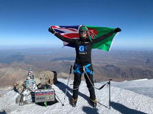 Supporting image for story: Mountaineer scales Europe’s highest peak days after recovering from Covid-19