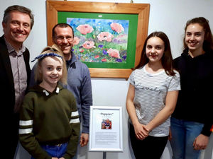 Supporting image for story: Painting unveiled in memory of Lorraine