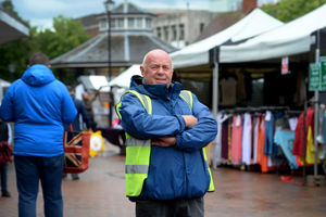 Market manager Ian Sandford