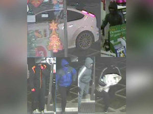 Supporting image for story: Caught on CCTV: Thieves target Dudley supermarket stealing thousands of pounds of cigarettes and cash after attacking staff