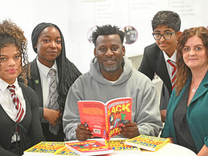 Supporting image for story: Black History Month: Brother of teenager murdered in racist attack speaks to Wolverhampton pupils about latest book 