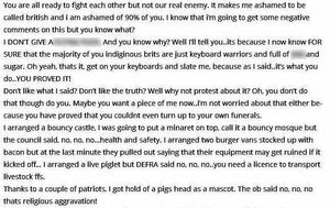 Organiser Kevin Smith rails against those who shunned the march