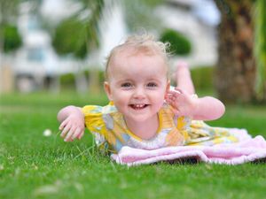 Supporting image for story: Battling toddler Lyra 'progressing well' in her fight against debilitating condition