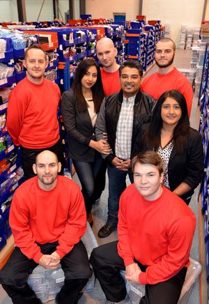Bottom L to R: Adam Smith, Matt Blakemore. Centre L to R: Owners Senita Chumber, Serv Chumber, and Nina Malhan. Top L to R: Peter Mellor, Matt Green, and Russell Shaw