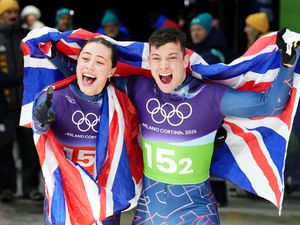 Supporting image for story: Great Britain’s Matt Weston and Tabby Stoecker claim mixed team skeleton gold