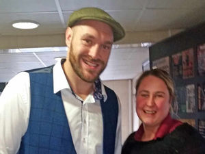 Supporting image for story: Tyson Fury pops in for a pie at Cannock truckers' stop