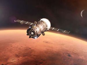 Supporting image for story: Lasers ‘powered by sunlight’ could transform space travel, scientists say