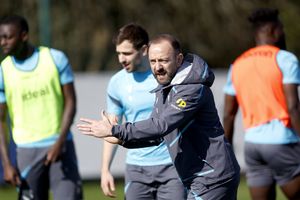 First-team coach Matt Gill of West Brom during a training session at Albion's training ground this week (Photo by Adam Fradgley/West Bromwich Albion FC via Getty Images)