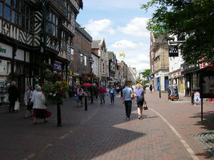 Stafford. (Photo: Val Vannet / Town centre, Stafford)
