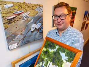 Supporting image for story: Market Drayton Art Club holds first exhibition since before Covid pandemic
