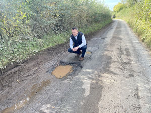 Supporting image for story: MP receives more than a hundred complaints about potholes