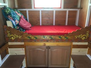 Geoffrey Parsons has enjoyed doing woodwork creations after retiring