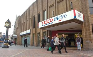 The former Tesco Metro shop in Walsall town centre