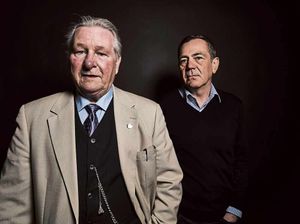 Spencer with Professor David Wilson in the documentary