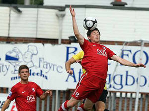 Supporting image for story: Harriers sign Callum Gittings and win