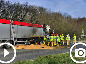Supporting image for story: Motorcyclist killed in crash with lorry on A49 near Ludlow